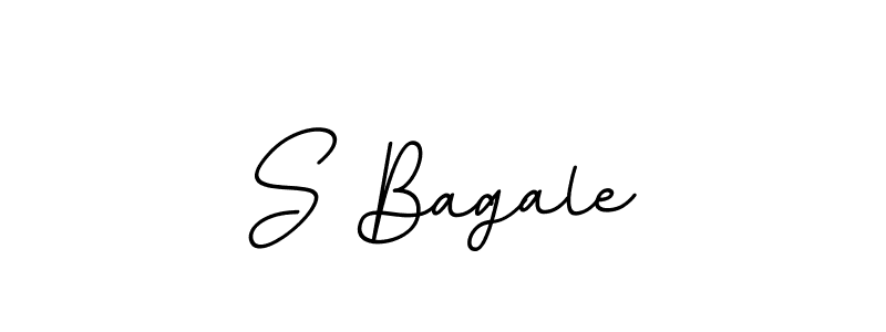 How to make S Bagale name signature. Use BallpointsItalic-DORy9 style for creating short signs online. This is the latest handwritten sign. S Bagale signature style 11 images and pictures png