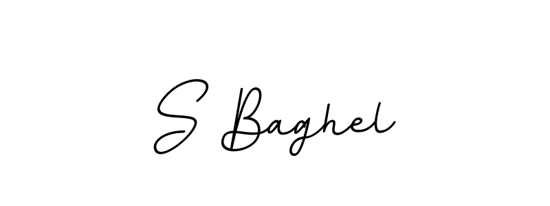 Use a signature maker to create a handwritten signature online. With this signature software, you can design (BallpointsItalic-DORy9) your own signature for name S Baghel. S Baghel signature style 11 images and pictures png