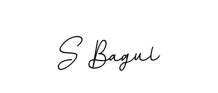 Make a beautiful signature design for name S Bagul. With this signature (BallpointsItalic-DORy9) style, you can create a handwritten signature for free. S Bagul signature style 11 images and pictures png