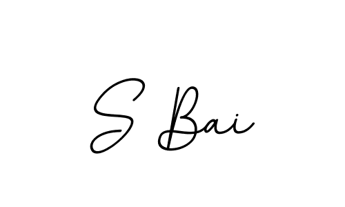 Also we have S Bai name is the best signature style. Create professional handwritten signature collection using BallpointsItalic-DORy9 autograph style. S Bai signature style 11 images and pictures png