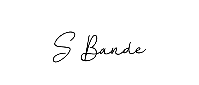 Here are the top 10 professional signature styles for the name S Bande. These are the best autograph styles you can use for your name. S Bande signature style 11 images and pictures png