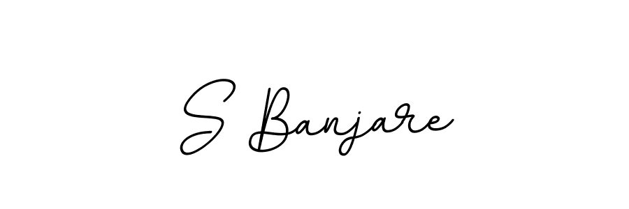 How to make S Banjare signature? BallpointsItalic-DORy9 is a professional autograph style. Create handwritten signature for S Banjare name. S Banjare signature style 11 images and pictures png