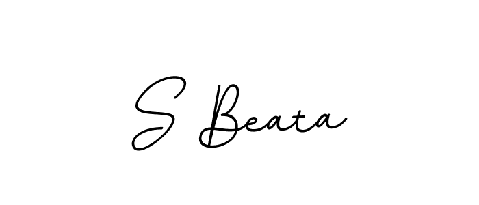 This is the best signature style for the S Beata name. Also you like these signature font (BallpointsItalic-DORy9). Mix name signature. S Beata signature style 11 images and pictures png