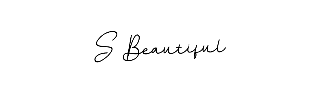 Make a beautiful signature design for name S Beautiful. With this signature (BallpointsItalic-DORy9) style, you can create a handwritten signature for free. S Beautiful signature style 11 images and pictures png