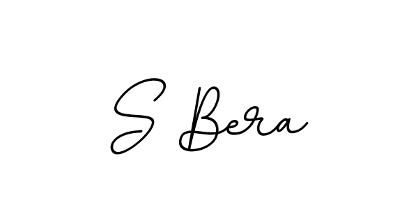 Create a beautiful signature design for name S Bera. With this signature (BallpointsItalic-DORy9) fonts, you can make a handwritten signature for free. S Bera signature style 11 images and pictures png