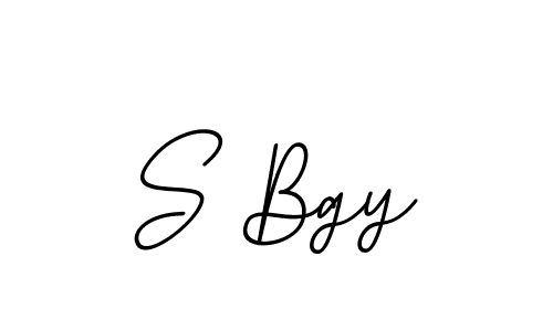 The best way (BallpointsItalic-DORy9) to make a short signature is to pick only two or three words in your name. The name S Bgy include a total of six letters. For converting this name. S Bgy signature style 11 images and pictures png