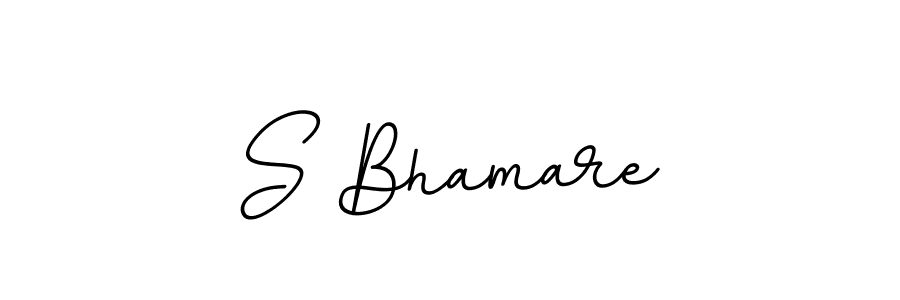 if you are searching for the best signature style for your name S Bhamare. so please give up your signature search. here we have designed multiple signature styles  using BallpointsItalic-DORy9. S Bhamare signature style 11 images and pictures png