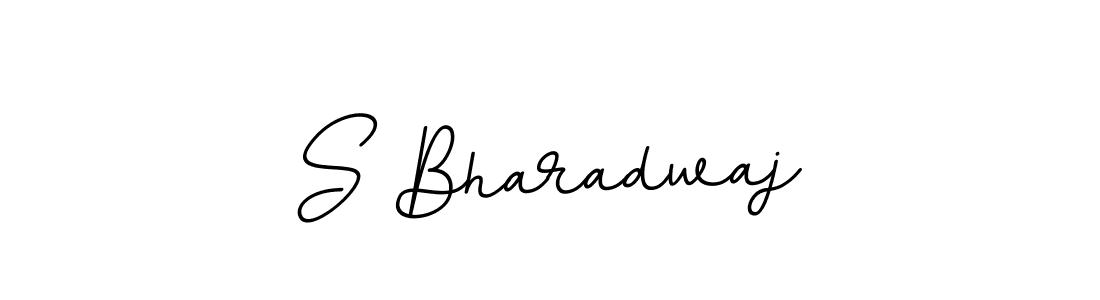 if you are searching for the best signature style for your name S Bharadwaj. so please give up your signature search. here we have designed multiple signature styles  using BallpointsItalic-DORy9. S Bharadwaj signature style 11 images and pictures png
