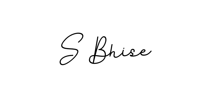 You should practise on your own different ways (BallpointsItalic-DORy9) to write your name (S Bhise) in signature. don't let someone else do it for you. S Bhise signature style 11 images and pictures png