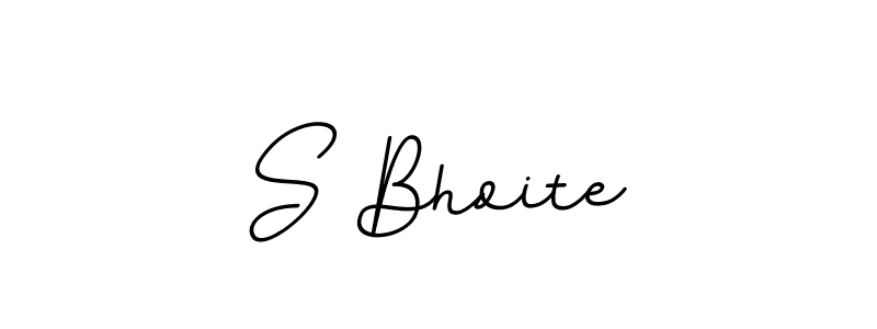 if you are searching for the best signature style for your name S Bhoite. so please give up your signature search. here we have designed multiple signature styles  using BallpointsItalic-DORy9. S Bhoite signature style 11 images and pictures png