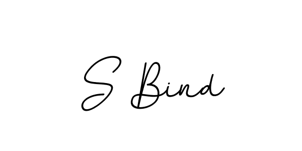 Design your own signature with our free online signature maker. With this signature software, you can create a handwritten (BallpointsItalic-DORy9) signature for name S Bind. S Bind signature style 11 images and pictures png