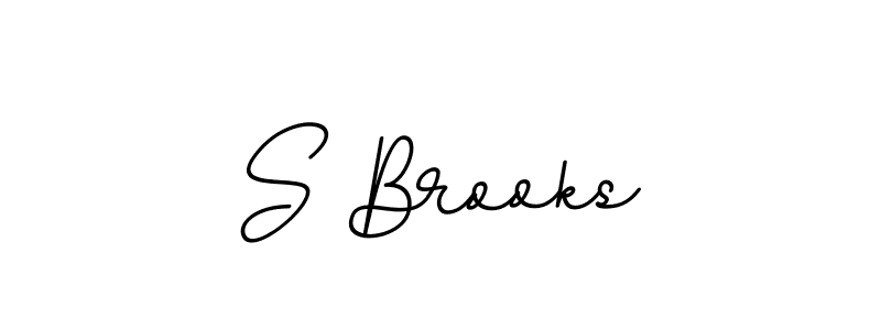 Use a signature maker to create a handwritten signature online. With this signature software, you can design (BallpointsItalic-DORy9) your own signature for name S Brooks. S Brooks signature style 11 images and pictures png