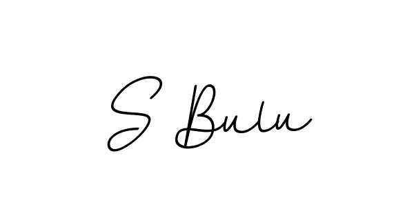 S Bulu stylish signature style. Best Handwritten Sign (BallpointsItalic-DORy9) for my name. Handwritten Signature Collection Ideas for my name S Bulu. S Bulu signature style 11 images and pictures png