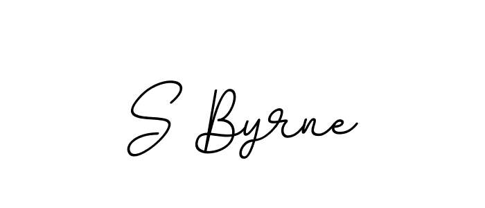 The best way (BallpointsItalic-DORy9) to make a short signature is to pick only two or three words in your name. The name S Byrne include a total of six letters. For converting this name. S Byrne signature style 11 images and pictures png