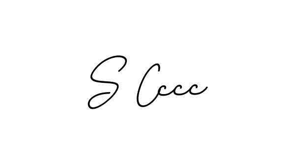 You should practise on your own different ways (BallpointsItalic-DORy9) to write your name (S Cccc) in signature. don't let someone else do it for you. S Cccc signature style 11 images and pictures png