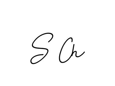 S Ch stylish signature style. Best Handwritten Sign (BallpointsItalic-DORy9) for my name. Handwritten Signature Collection Ideas for my name S Ch. S Ch signature style 11 images and pictures png