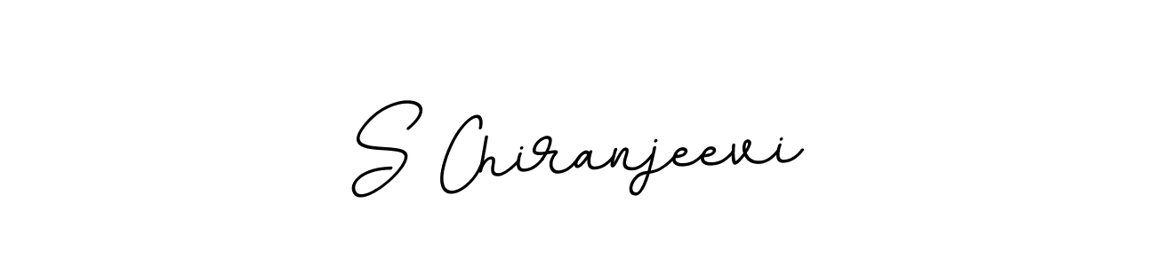 Make a beautiful signature design for name S Chiranjeevi. With this signature (BallpointsItalic-DORy9) style, you can create a handwritten signature for free. S Chiranjeevi signature style 11 images and pictures png