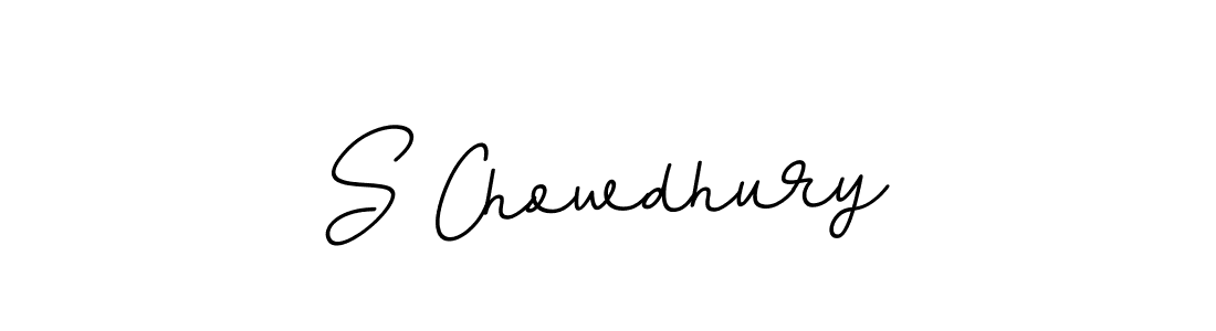 You should practise on your own different ways (BallpointsItalic-DORy9) to write your name (S Chowdhury) in signature. don't let someone else do it for you. S Chowdhury signature style 11 images and pictures png