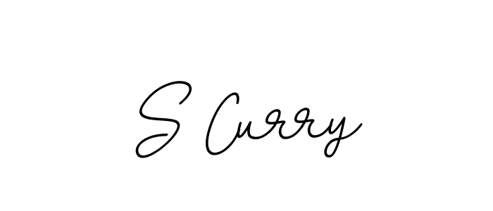 Make a beautiful signature design for name S Curry. With this signature (BallpointsItalic-DORy9) style, you can create a handwritten signature for free. S Curry signature style 11 images and pictures png