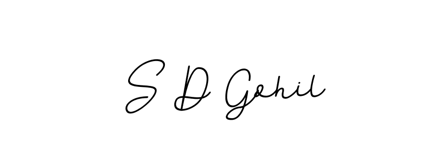 BallpointsItalic-DORy9 is a professional signature style that is perfect for those who want to add a touch of class to their signature. It is also a great choice for those who want to make their signature more unique. Get S D Gohil name to fancy signature for free. S D Gohil signature style 11 images and pictures png