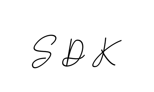 S D K stylish signature style. Best Handwritten Sign (BallpointsItalic-DORy9) for my name. Handwritten Signature Collection Ideas for my name S D K. S D K signature style 11 images and pictures png