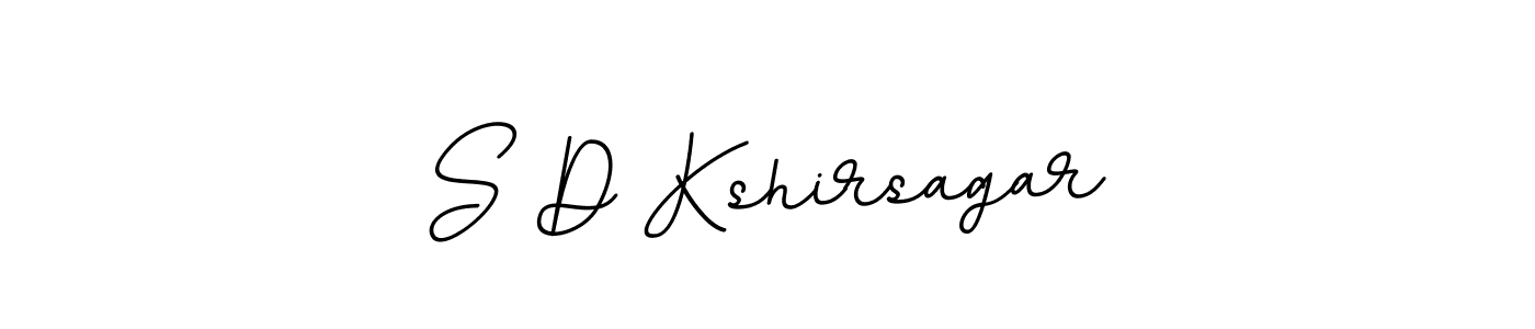 Create a beautiful signature design for name S D Kshirsagar. With this signature (BallpointsItalic-DORy9) fonts, you can make a handwritten signature for free. S D Kshirsagar signature style 11 images and pictures png