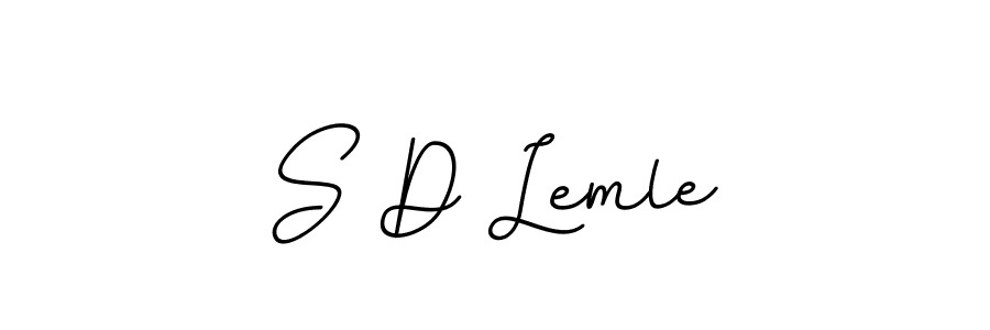 BallpointsItalic-DORy9 is a professional signature style that is perfect for those who want to add a touch of class to their signature. It is also a great choice for those who want to make their signature more unique. Get S D Lemle name to fancy signature for free. S D Lemle signature style 11 images and pictures png