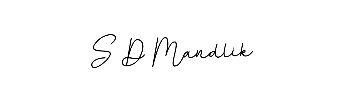 You should practise on your own different ways (BallpointsItalic-DORy9) to write your name (S D Mandlik) in signature. don't let someone else do it for you. S D Mandlik signature style 11 images and pictures png