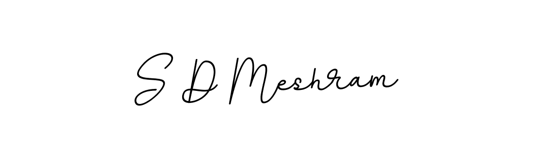 S D Meshram stylish signature style. Best Handwritten Sign (BallpointsItalic-DORy9) for my name. Handwritten Signature Collection Ideas for my name S D Meshram. S D Meshram signature style 11 images and pictures png