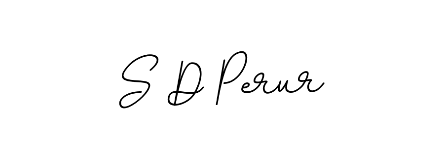This is the best signature style for the S D Perur name. Also you like these signature font (BallpointsItalic-DORy9). Mix name signature. S D Perur signature style 11 images and pictures png