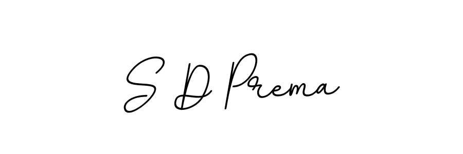 The best way (BallpointsItalic-DORy9) to make a short signature is to pick only two or three words in your name. The name S D Prema include a total of six letters. For converting this name. S D Prema signature style 11 images and pictures png