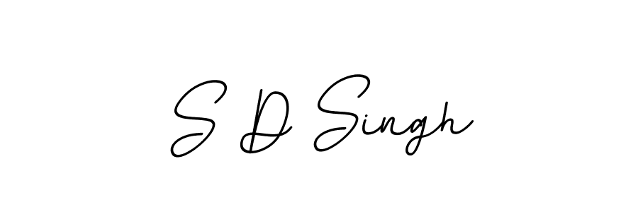 How to make S D Singh name signature. Use BallpointsItalic-DORy9 style for creating short signs online. This is the latest handwritten sign. S D Singh signature style 11 images and pictures png