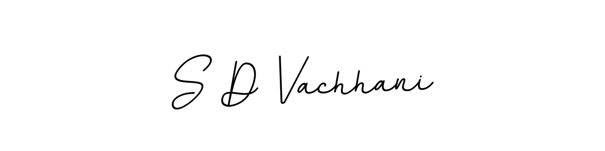 if you are searching for the best signature style for your name S D Vachhani. so please give up your signature search. here we have designed multiple signature styles  using BallpointsItalic-DORy9. S D Vachhani signature style 11 images and pictures png