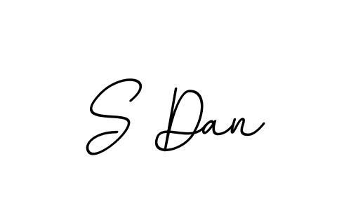 How to make S Dan name signature. Use BallpointsItalic-DORy9 style for creating short signs online. This is the latest handwritten sign. S Dan signature style 11 images and pictures png