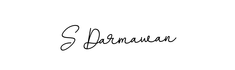 Make a beautiful signature design for name S Darmawan. With this signature (BallpointsItalic-DORy9) style, you can create a handwritten signature for free. S Darmawan signature style 11 images and pictures png