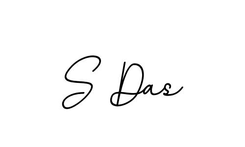 You should practise on your own different ways (BallpointsItalic-DORy9) to write your name (S Das) in signature. don't let someone else do it for you. S Das signature style 11 images and pictures png