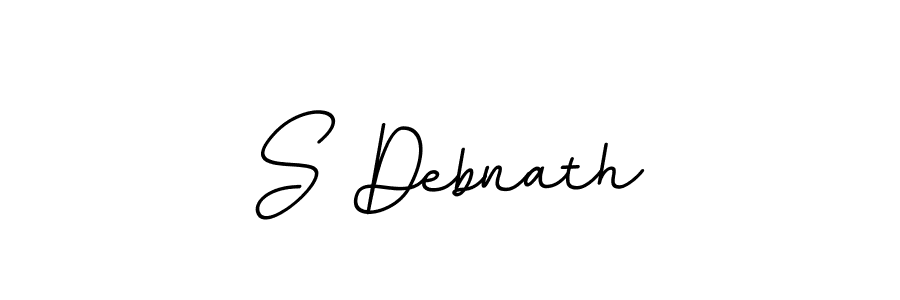 The best way (BallpointsItalic-DORy9) to make a short signature is to pick only two or three words in your name. The name S Debnath include a total of six letters. For converting this name. S Debnath signature style 11 images and pictures png