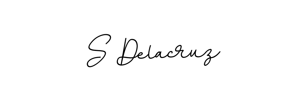 Make a beautiful signature design for name S Delacruz. With this signature (BallpointsItalic-DORy9) style, you can create a handwritten signature for free. S Delacruz signature style 11 images and pictures png