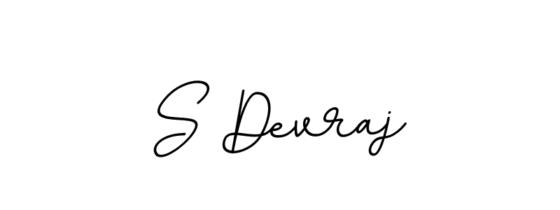 Make a beautiful signature design for name S Devraj. With this signature (BallpointsItalic-DORy9) style, you can create a handwritten signature for free. S Devraj signature style 11 images and pictures png