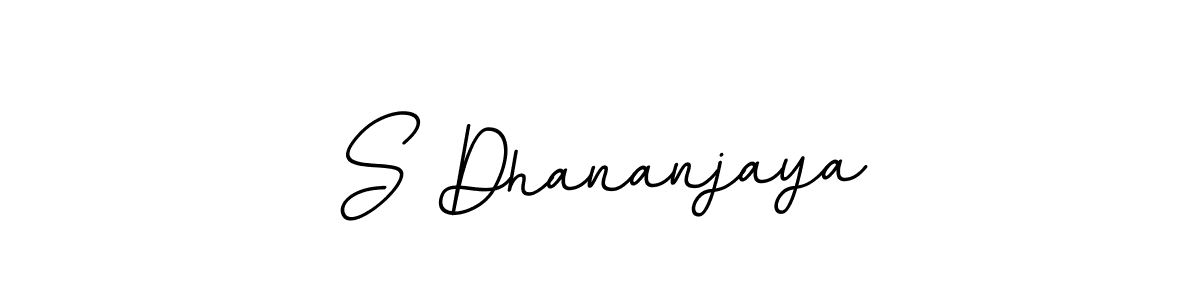 S Dhananjaya stylish signature style. Best Handwritten Sign (BallpointsItalic-DORy9) for my name. Handwritten Signature Collection Ideas for my name S Dhananjaya. S Dhananjaya signature style 11 images and pictures png