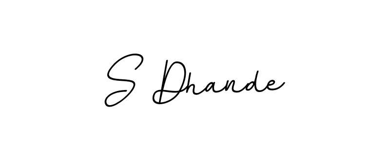 BallpointsItalic-DORy9 is a professional signature style that is perfect for those who want to add a touch of class to their signature. It is also a great choice for those who want to make their signature more unique. Get S Dhande name to fancy signature for free. S Dhande signature style 11 images and pictures png