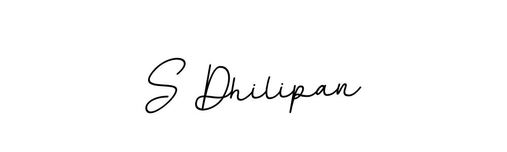 The best way (BallpointsItalic-DORy9) to make a short signature is to pick only two or three words in your name. The name S Dhilipan include a total of six letters. For converting this name. S Dhilipan signature style 11 images and pictures png