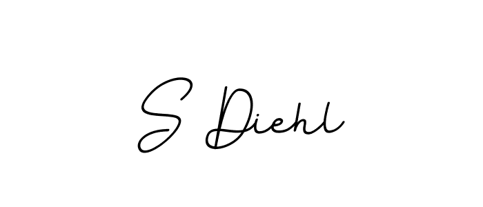 Use a signature maker to create a handwritten signature online. With this signature software, you can design (BallpointsItalic-DORy9) your own signature for name S Diehl. S Diehl signature style 11 images and pictures png