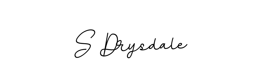 You should practise on your own different ways (BallpointsItalic-DORy9) to write your name (S Drysdale) in signature. don't let someone else do it for you. S Drysdale signature style 11 images and pictures png