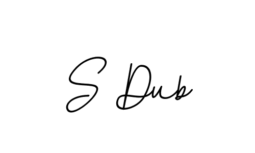 Once you've used our free online signature maker to create your best signature BallpointsItalic-DORy9 style, it's time to enjoy all of the benefits that S Dub name signing documents. S Dub signature style 11 images and pictures png