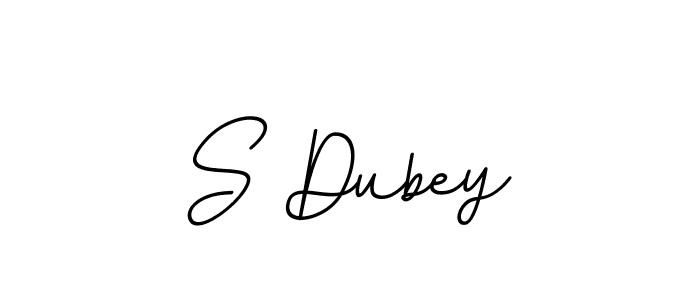 Create a beautiful signature design for name S Dubey. With this signature (BallpointsItalic-DORy9) fonts, you can make a handwritten signature for free. S Dubey signature style 11 images and pictures png