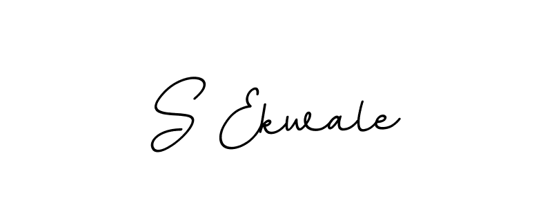 This is the best signature style for the S Ekwale name. Also you like these signature font (BallpointsItalic-DORy9). Mix name signature. S Ekwale signature style 11 images and pictures png