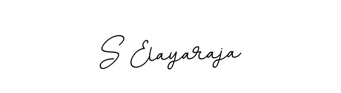 Design your own signature with our free online signature maker. With this signature software, you can create a handwritten (BallpointsItalic-DORy9) signature for name S Elayaraja. S Elayaraja signature style 11 images and pictures png