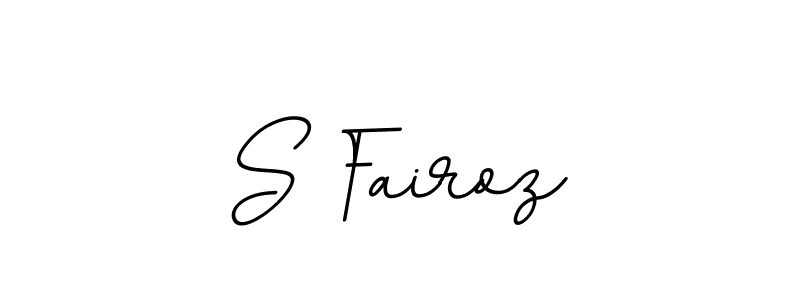 if you are searching for the best signature style for your name S Fairoz. so please give up your signature search. here we have designed multiple signature styles  using BallpointsItalic-DORy9. S Fairoz signature style 11 images and pictures png