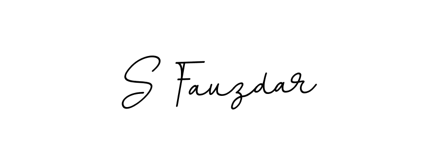 S Fauzdar stylish signature style. Best Handwritten Sign (BallpointsItalic-DORy9) for my name. Handwritten Signature Collection Ideas for my name S Fauzdar. S Fauzdar signature style 11 images and pictures png